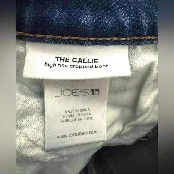 Joe’s Women’s The Callie High Rise Cropped Boot Size- 33 - Picture 6 of 9